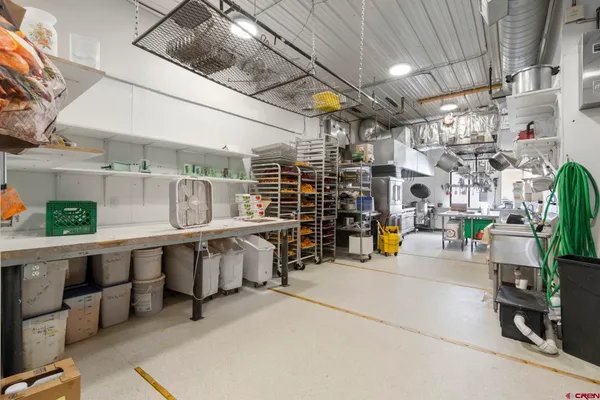 a view of storage and utility room