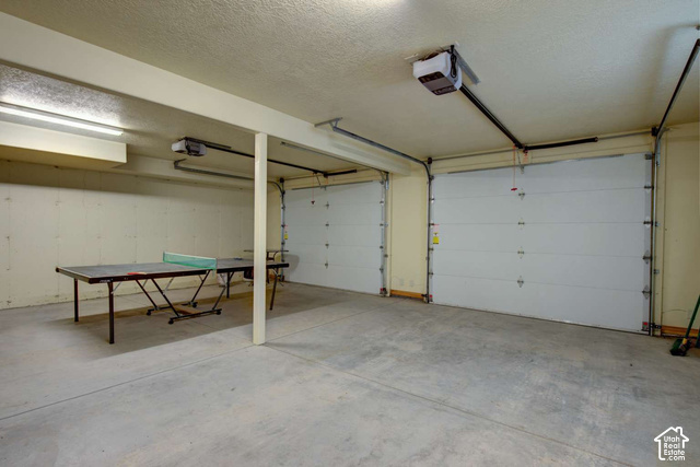 1735 West Pinyon Hls Road Hatch, UT 84735 - Photo 19 of 21 Two overhead garage doors with automatic openers, concrete flooring, and fluorescent lighting