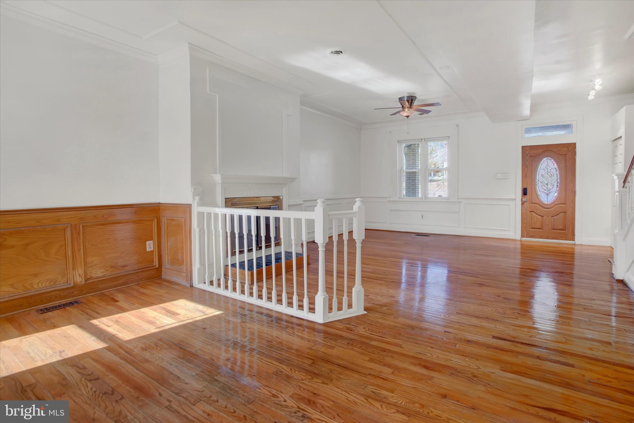 637 M Street Northeast Washington, DC 20002 - Photo 3 of 15 a view of livingroom with furniture and wooden floor