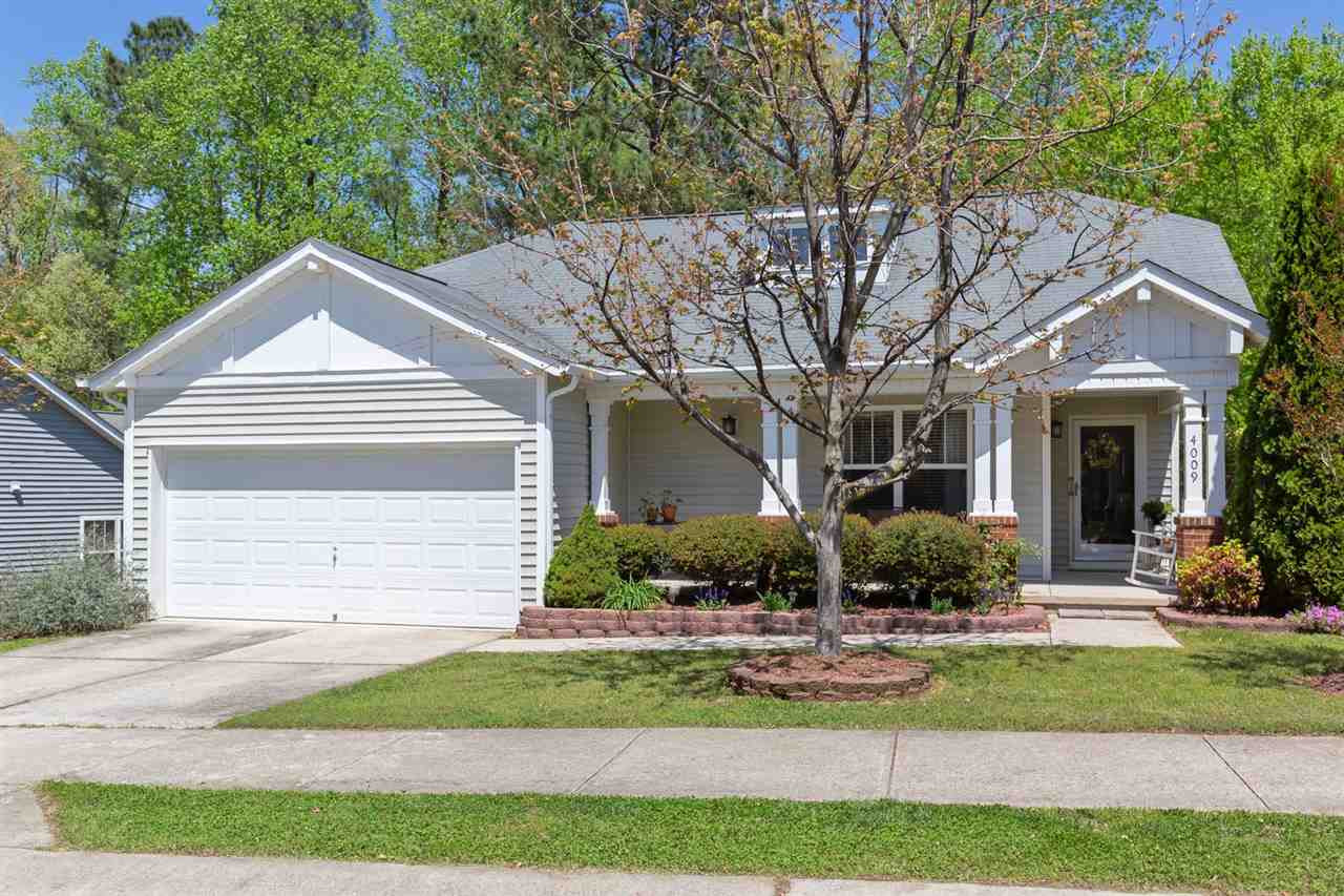 4009 Hopper Street Raleigh, NC 27616 - Photo 3 of 25 Great curb appeal and sidewalks throughout the neighborhood. Exterior Front