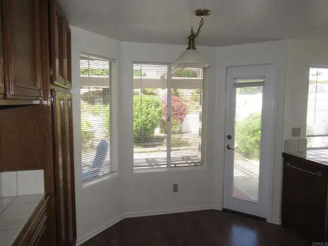 a outdoor view with a sitting space