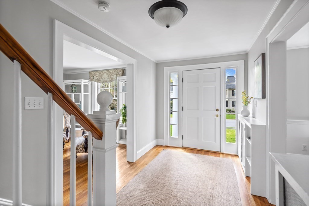 43 Bertwell Road Lexington, MA 02420 - Photo 5 of 41 a view of an entryway with wooden floor