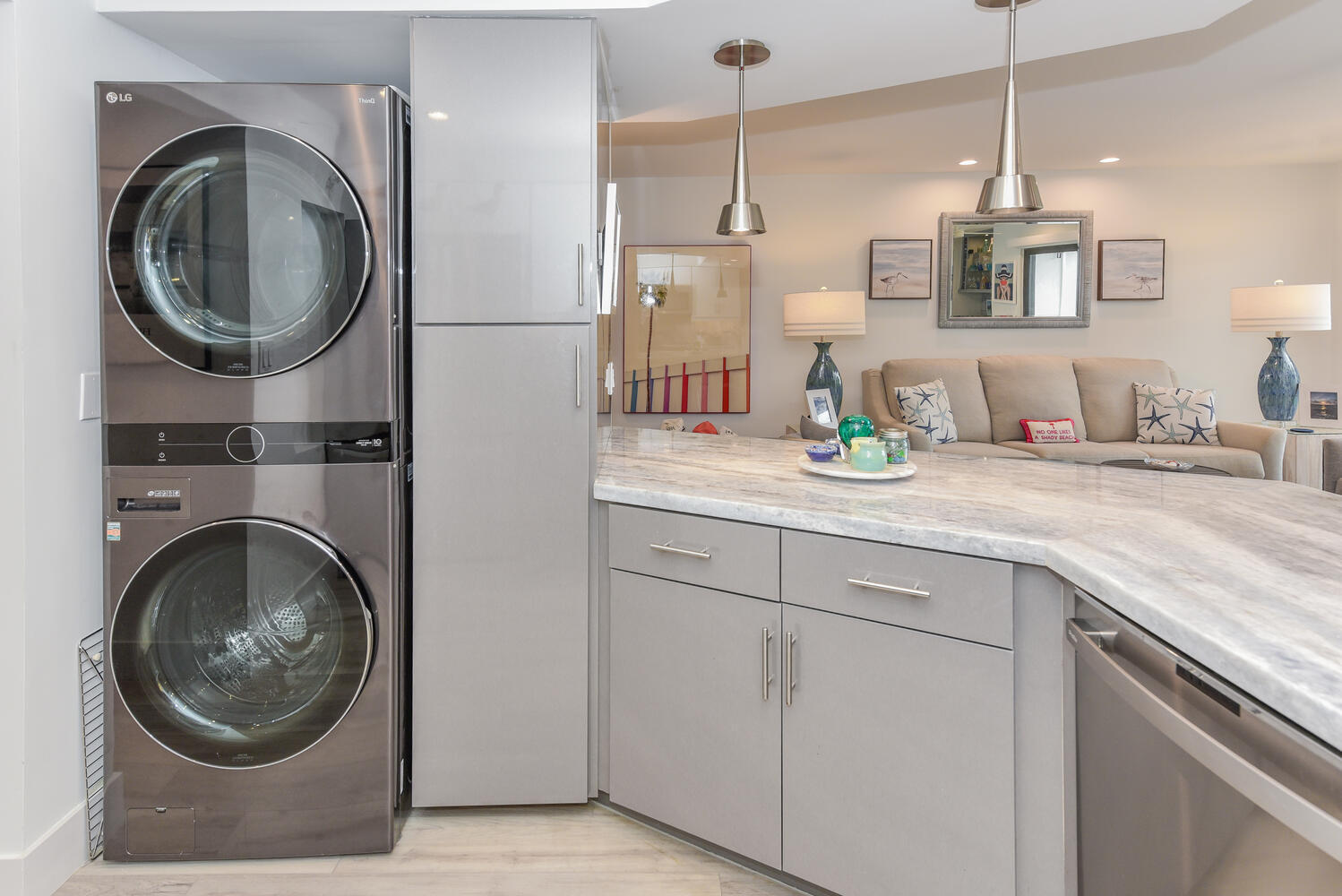 1605 Highway 1, Unit B302 Jupiter, FL 33477 - Photo 28 of 47 a kitchen with a sink and a stove