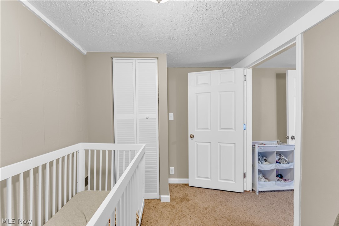 422 West Smith Road Medina, OH 44256 - Photo 18 of 29 Room featuring neutral-toned walls, carpeted flooring, and a white bi-fold closet door