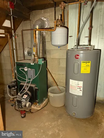a view of water heater room