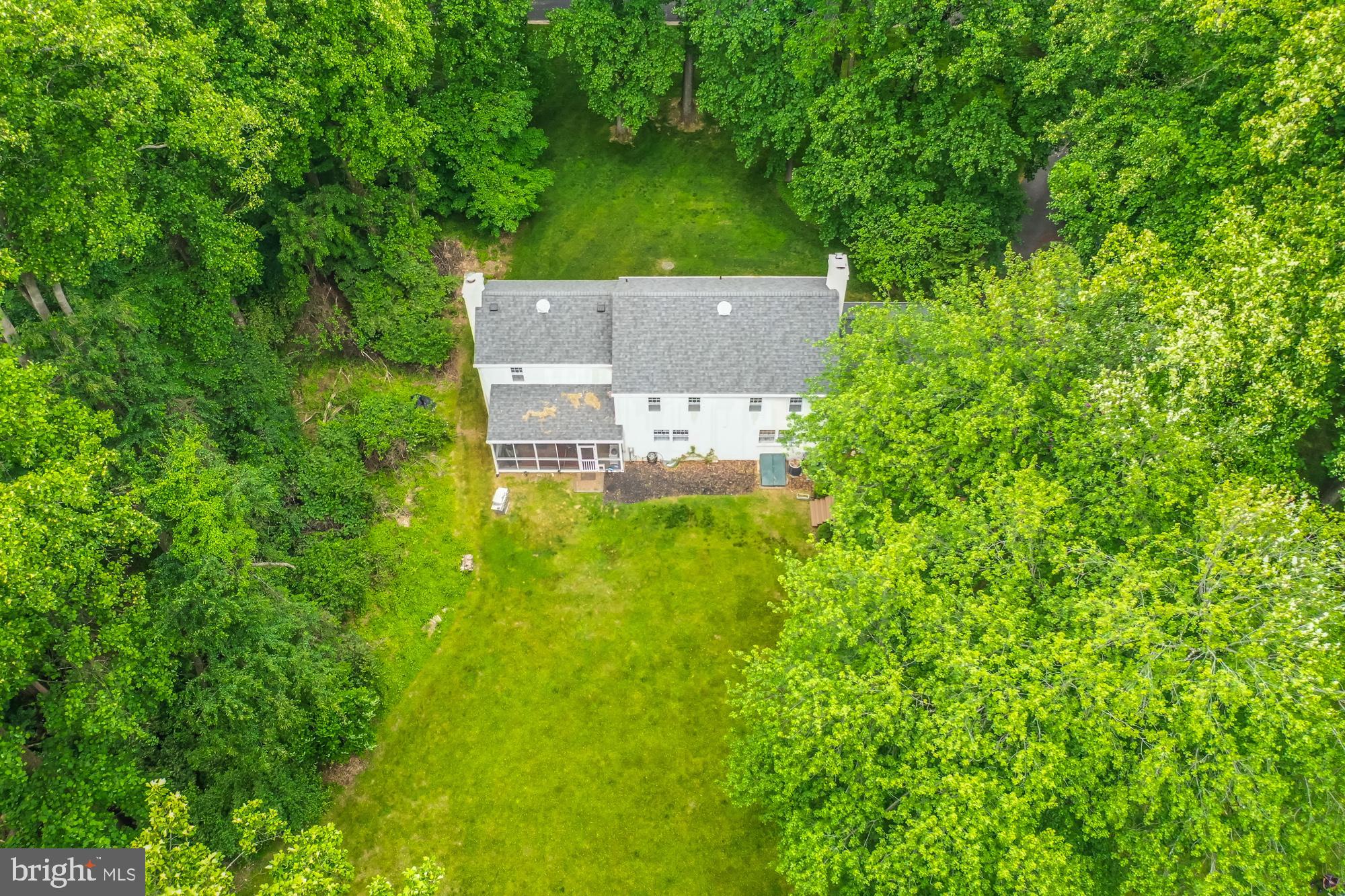 505 Woodhaven Road West Chester, PA 19382 - Photo 23 of 57 Aerial view of back yard