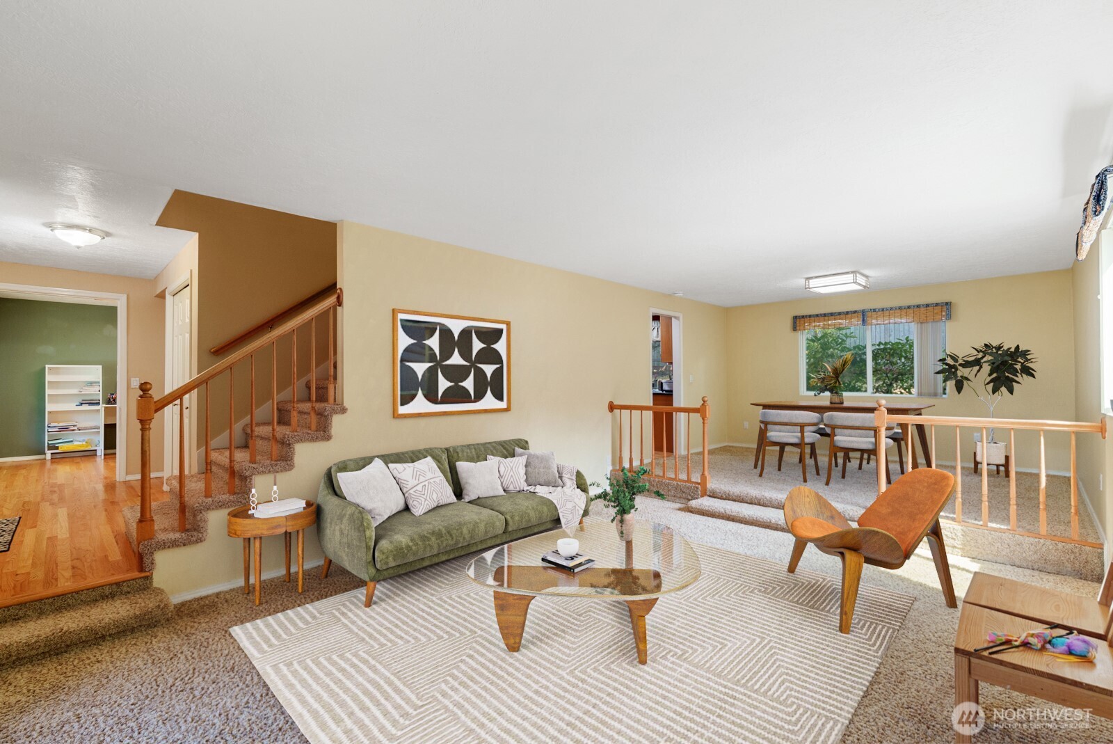 32738 6th Avenue Southwest Federal Way, WA 98023 - Photo 19 of 40 a living room with furniture and a wooden floor