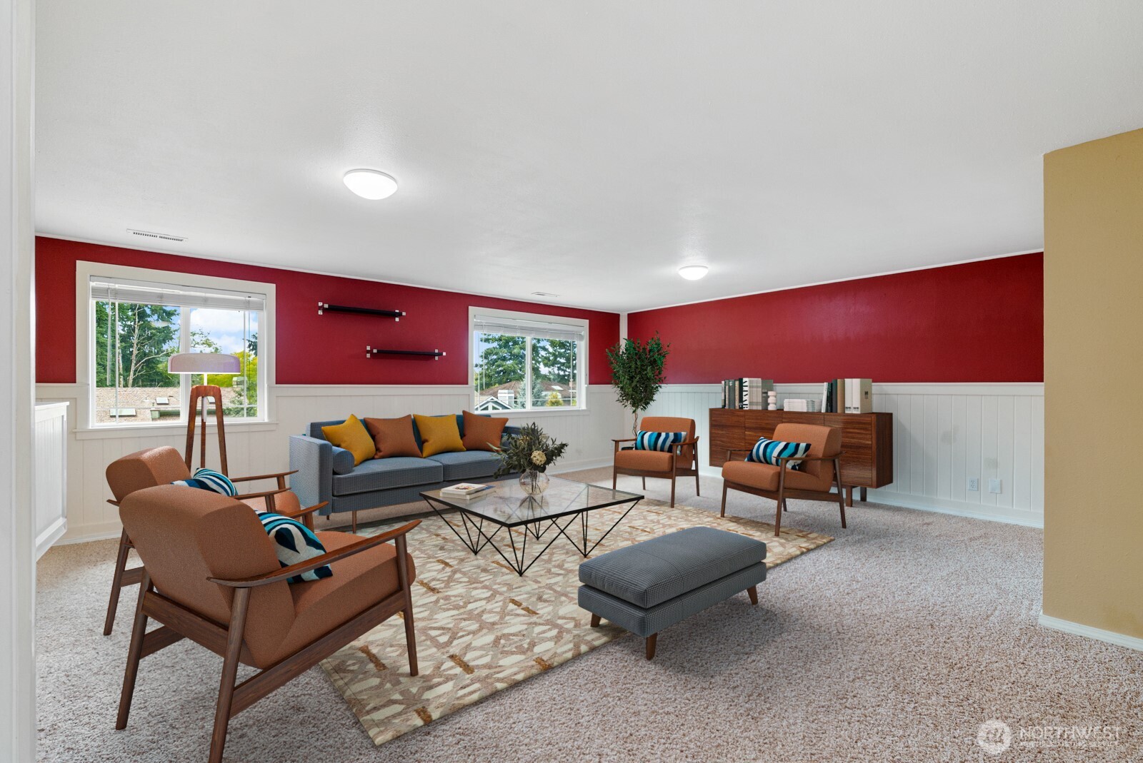 32738 6th Avenue Southwest Federal Way, WA 98023 - Photo 29 of 40 a living room with furniture a rug and a floor to ceiling window