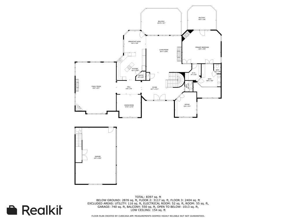 1483 Jones Road Roswell, GA 30075 - Photo 34 of 37 a picture of floor plan