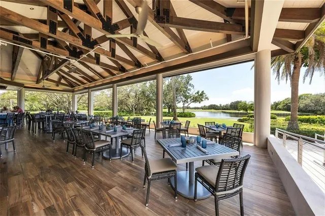 a indoor swimming pool and patio