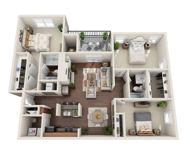 $1,971 | 100 Pinhurst Drive, Unit 125L, Atlanta, GA 30339