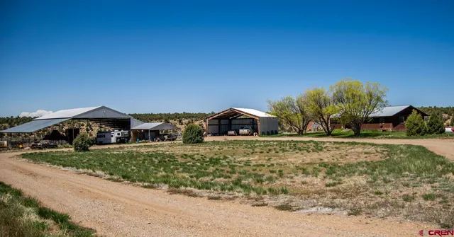 a view of a terrace with a garden