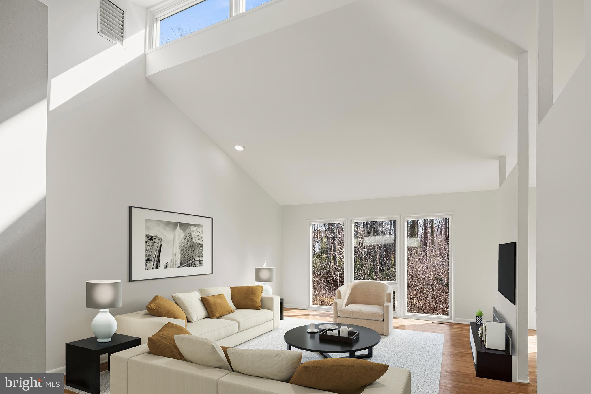11089 Swansfield Road Columbia, MD 21044 - Photo 6 of 54 Virtually Staged Living Room