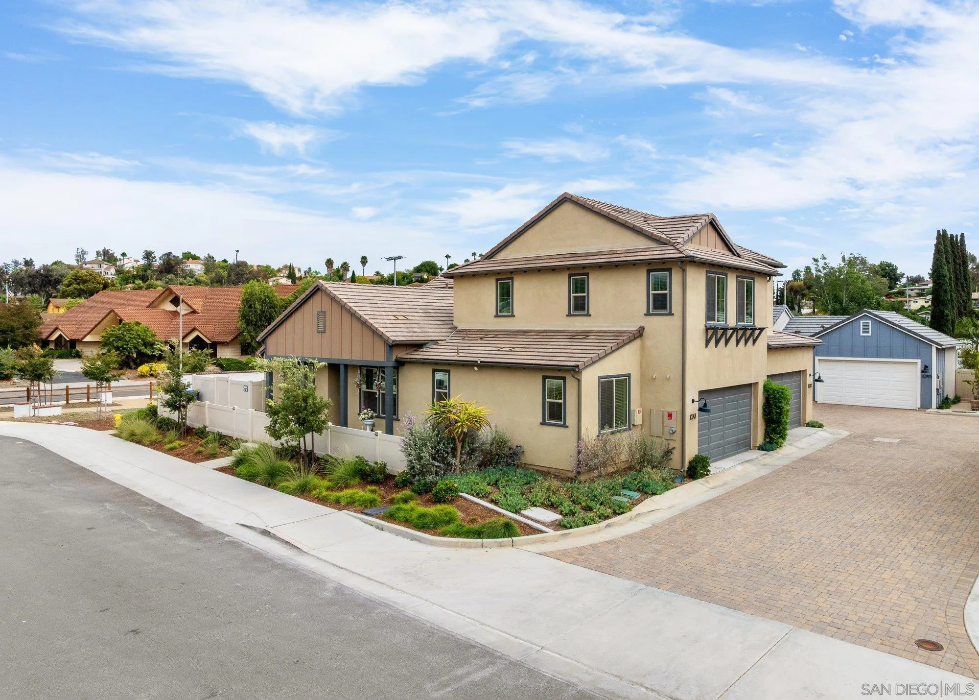 1091 Barry Place Escondido, CA 92026 - Photo 28 of 40 an aerial view of a house
