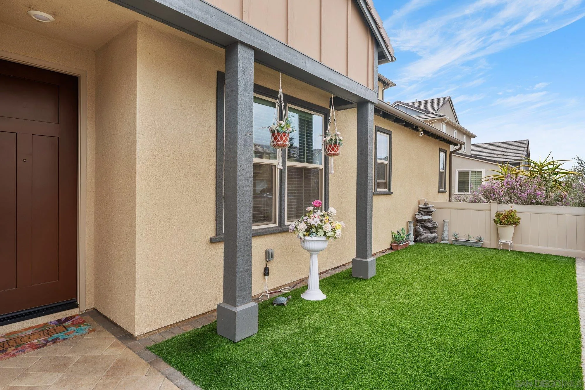1091 Barry Place Escondido, CA 92026 - Photo 29 of 40 a view of a front of a house with a yard