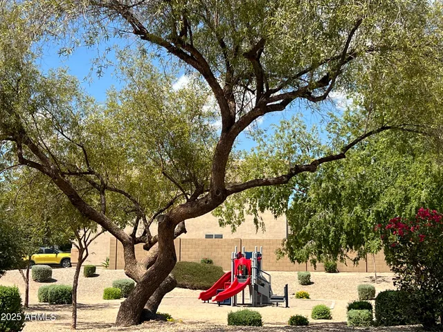 a view of outdoor space with seating