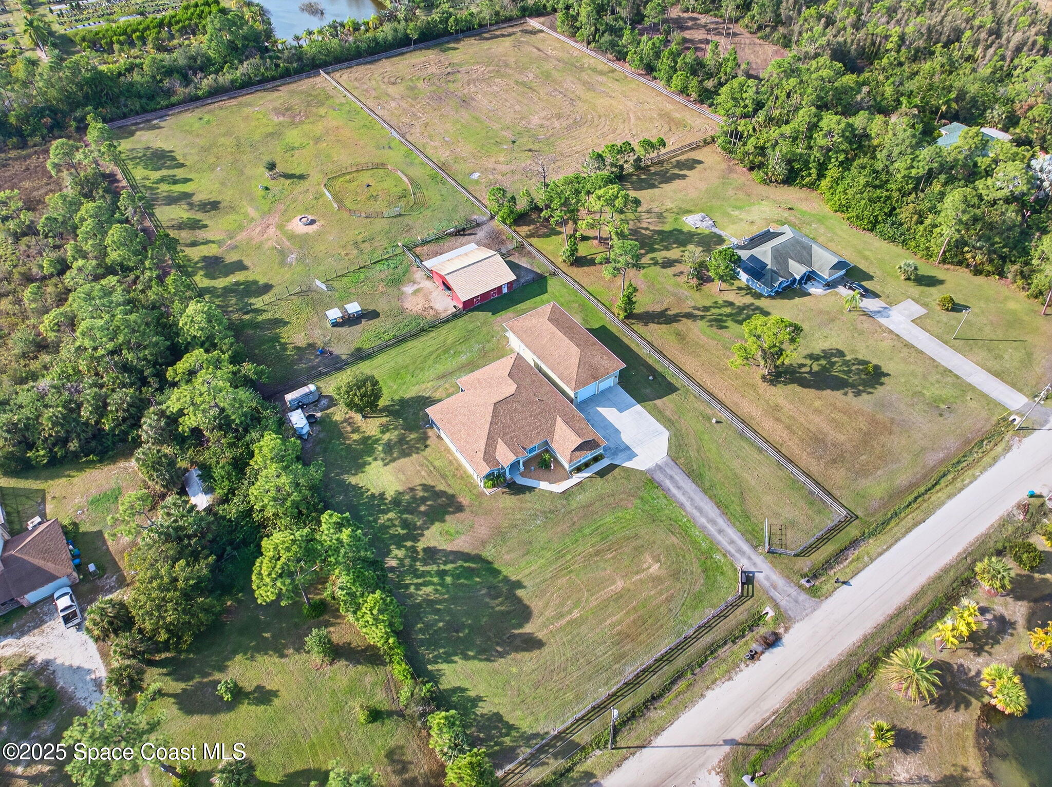 2740 Waring Lane Malabar, FL 32950 - Photo 15 of 98 an aerial view of a house