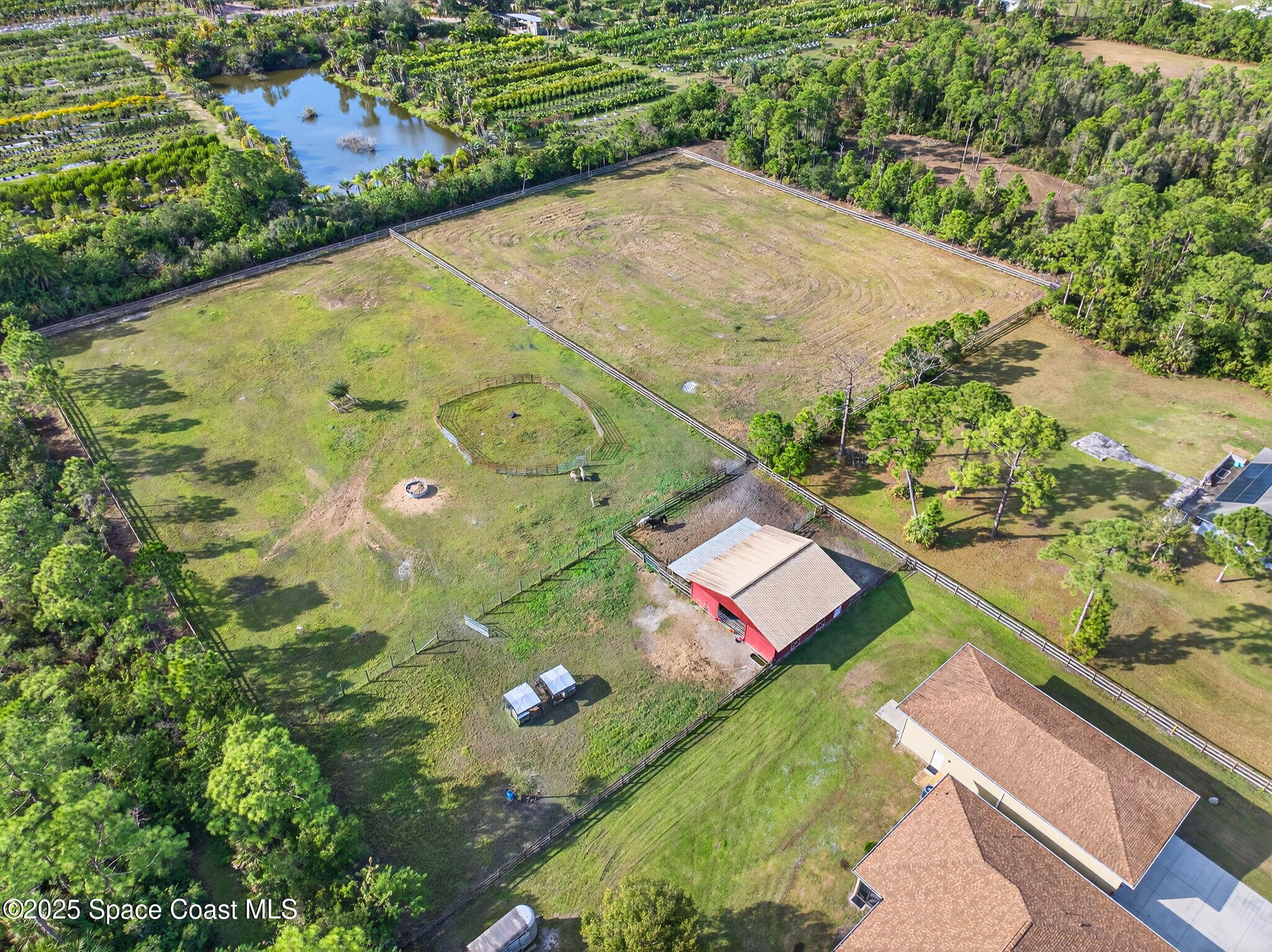 2740 Waring Lane Malabar, FL 32950 - Photo 23 of 98 an aerial view of a yard