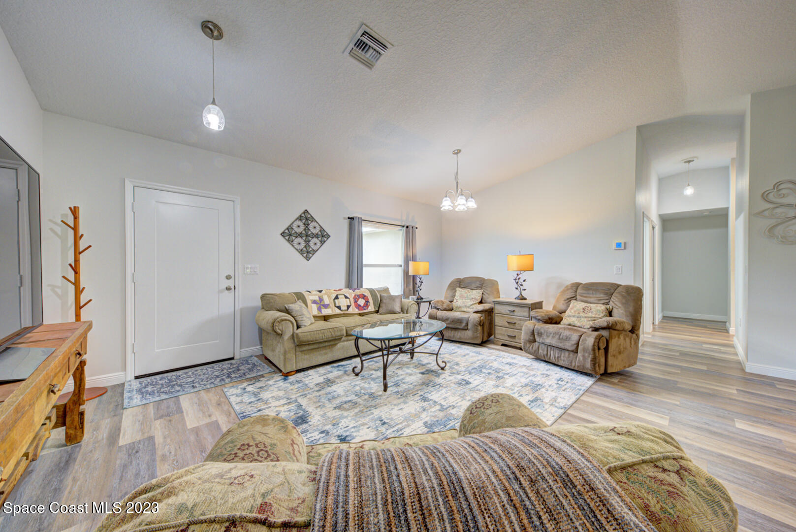 4745 Gandy Road Mims, FL 32754 - Photo 4 of 44 living room & front door