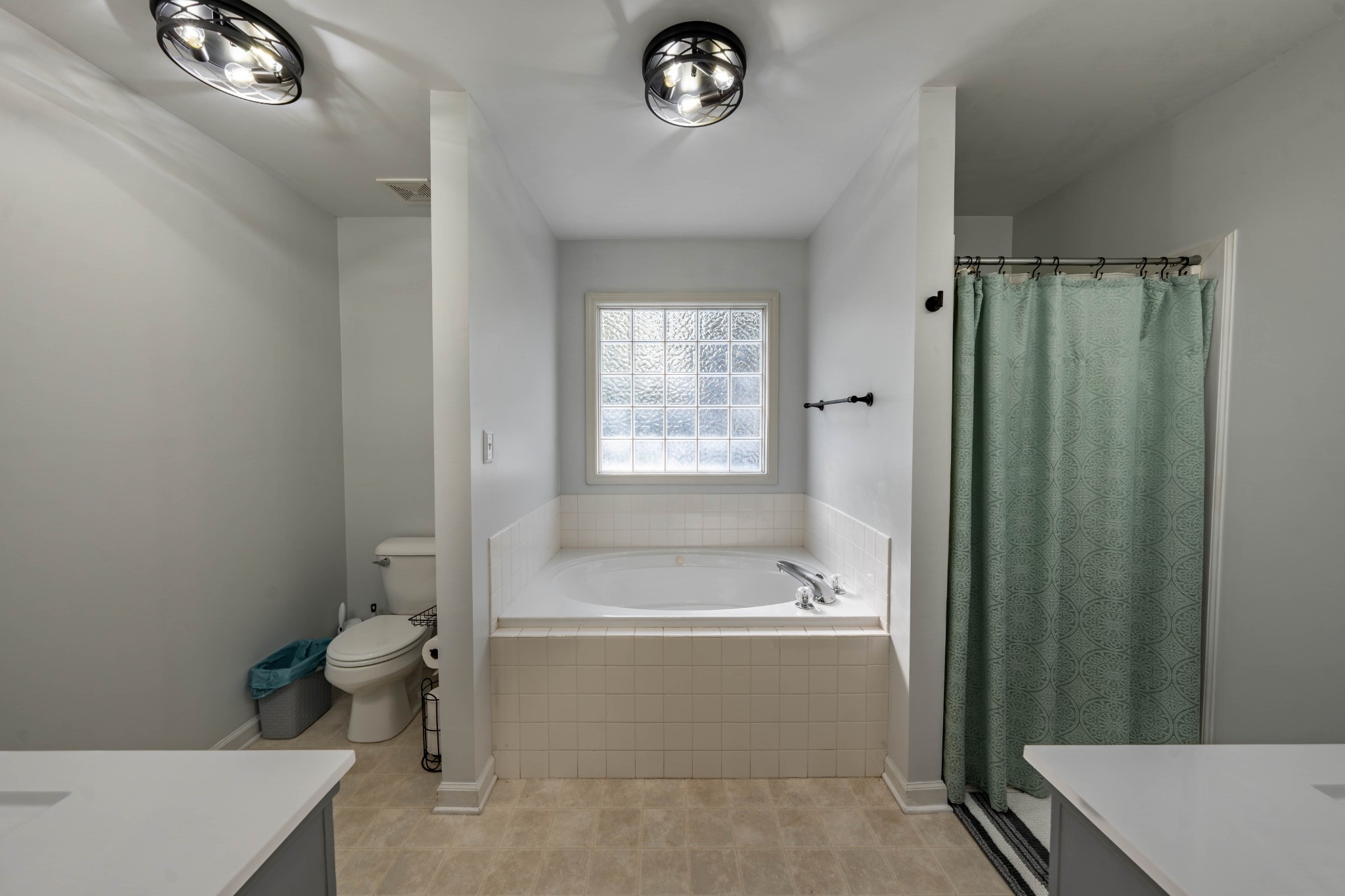 1101 Rustling Oaks Drive Pleasant View, TN 37146 - Photo 9 of 19 a bathroom with a bathtub a toilet and a shower