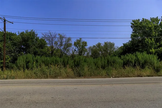 a view of a dry yard