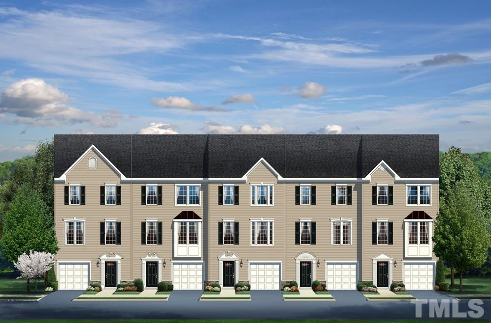 a large building with a street