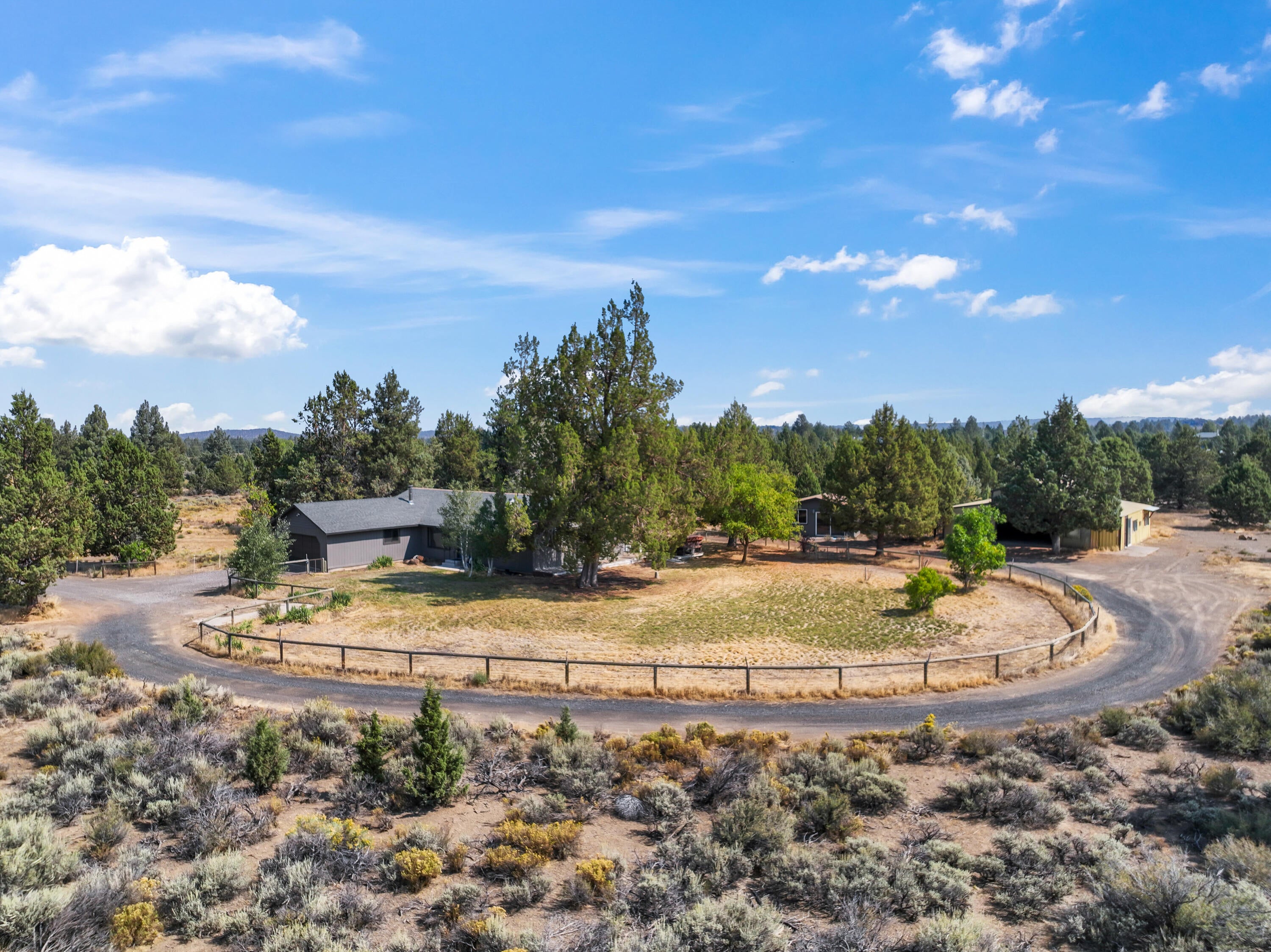 17845 Plainview Road Bend, OR 97703 - Photo 29 of 41 Fenced- In Yard, Gravel Driveway
