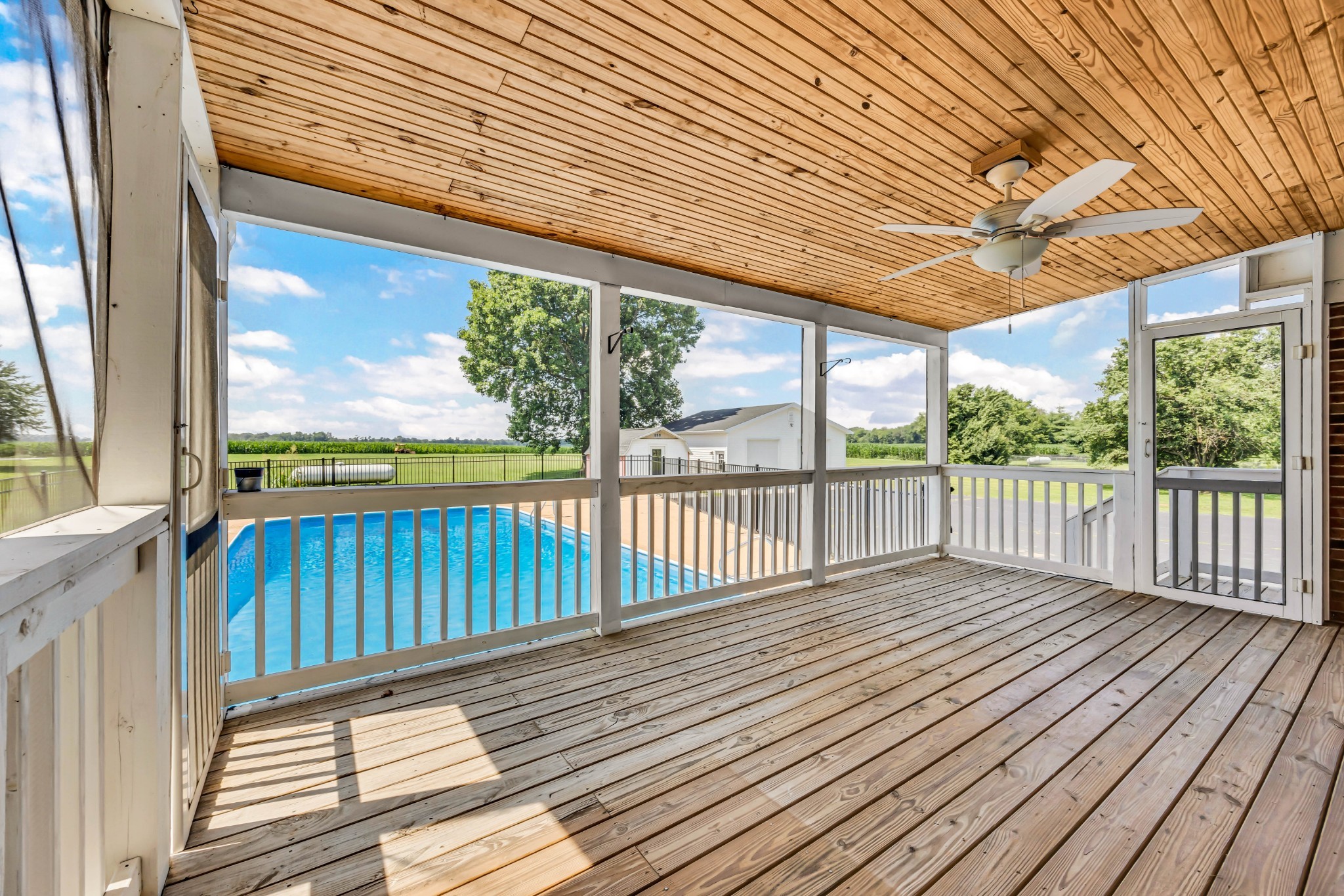 511 Snardon Mill Road Allensville, KY 42204 - Photo 36 of 44 a view of a wooden deck