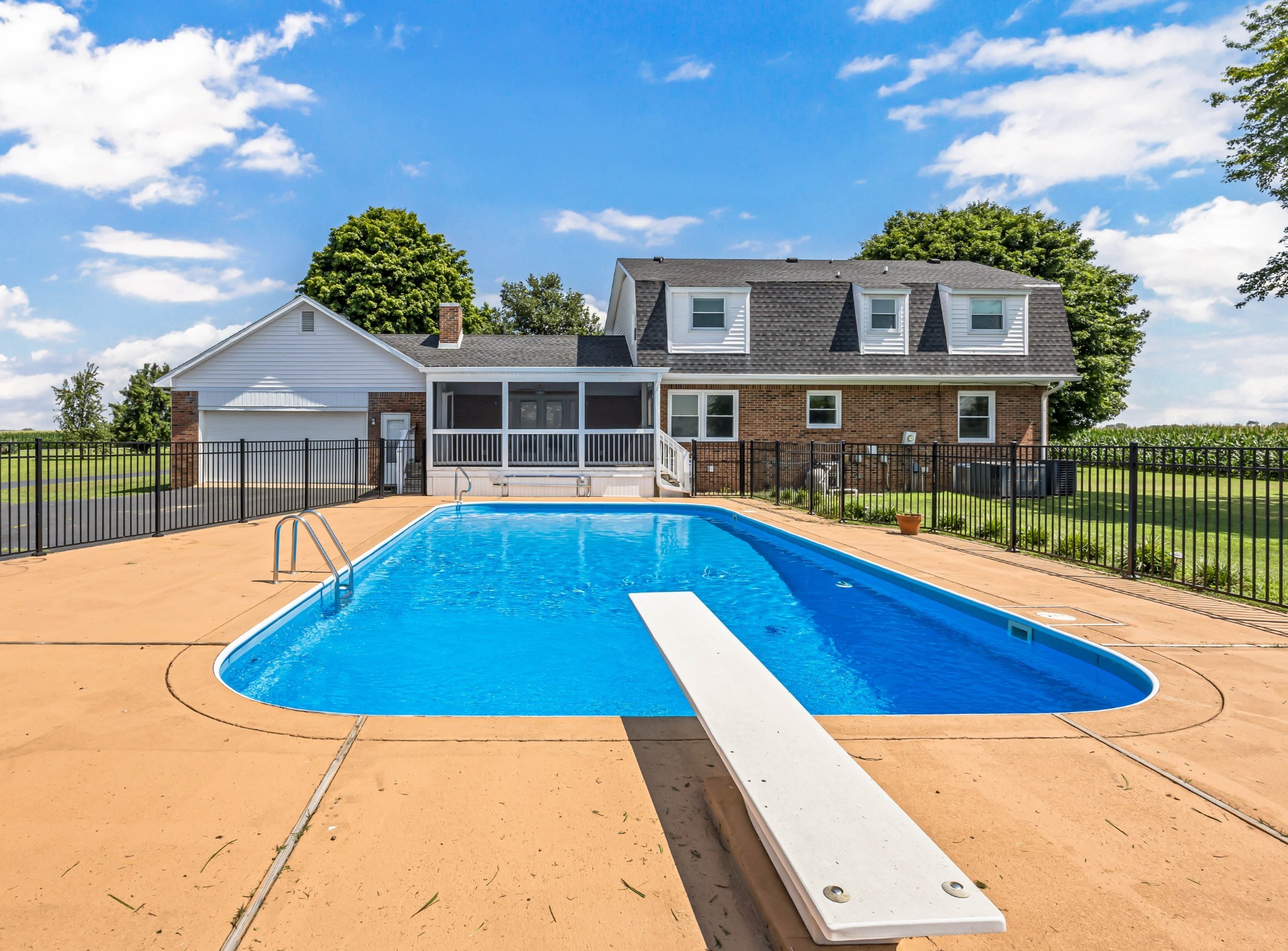 511 Snardon Mill Road Allensville, KY 42204 - Photo 38 of 44 a view of a house with a swimming pool