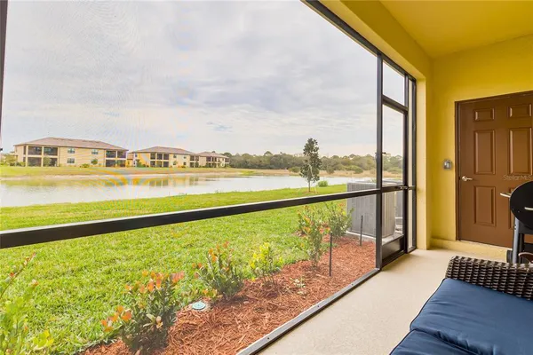 a view of a city with an ocean view