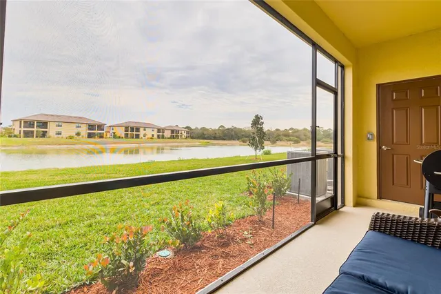 a view of a city with an ocean view