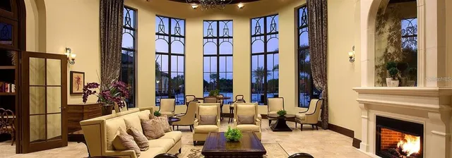 a view of a city with an ocean