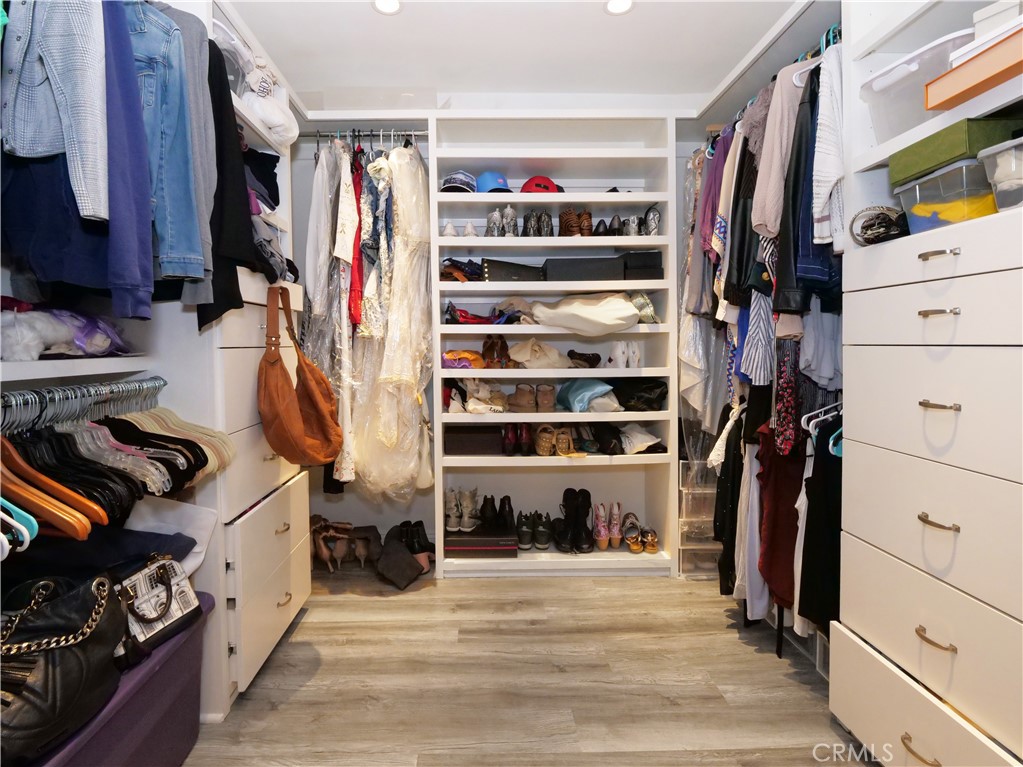 736 Gould Avenue, Unit 26 Hermosa Beach, CA 90254 - Photo 19 of 39 a view of walk in closet with clothes and shoes
