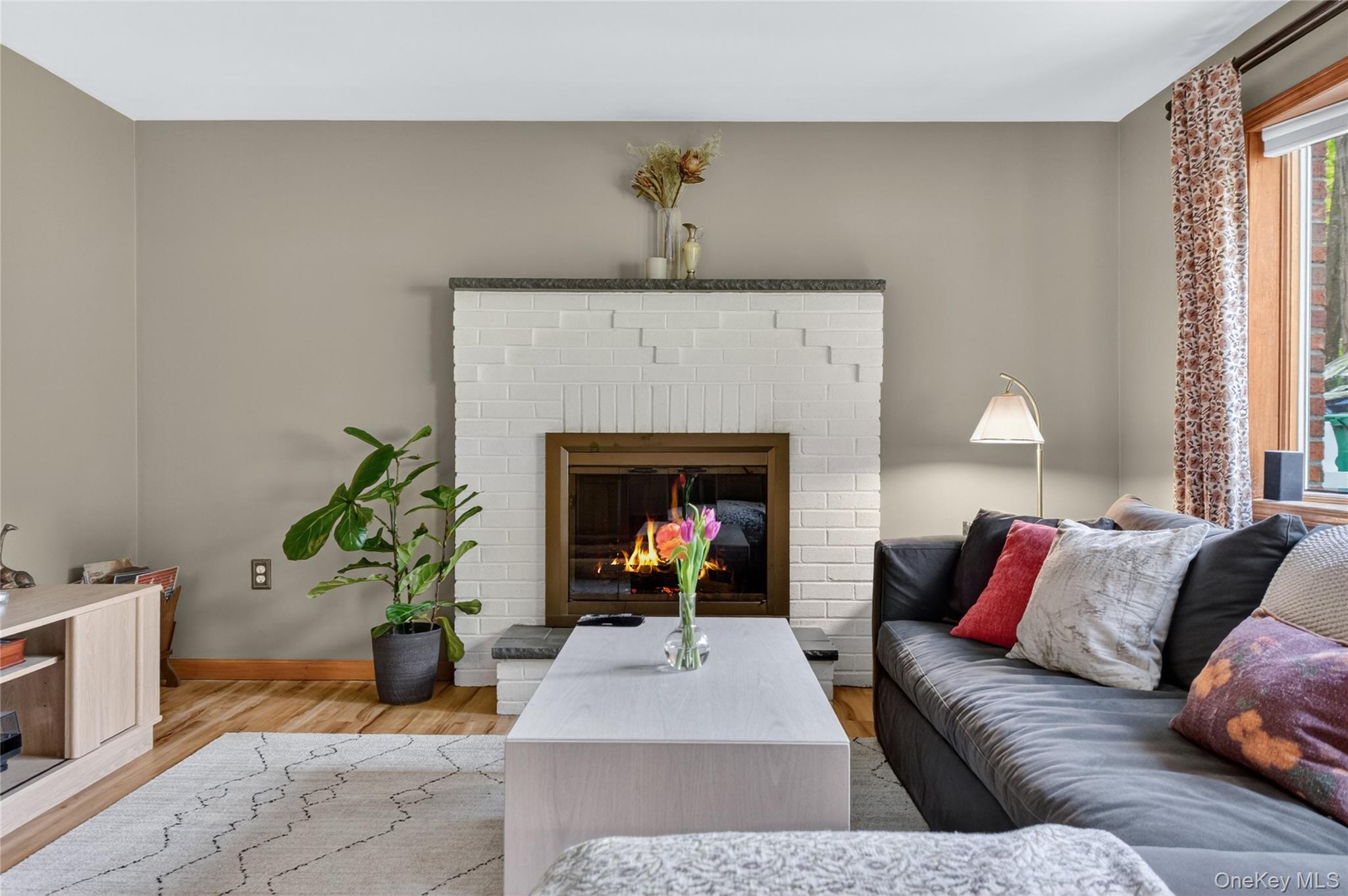 127 Belvedere Road Beacon, NY 12508 - Photo 5 of 37 a living room with furniture and a fireplace