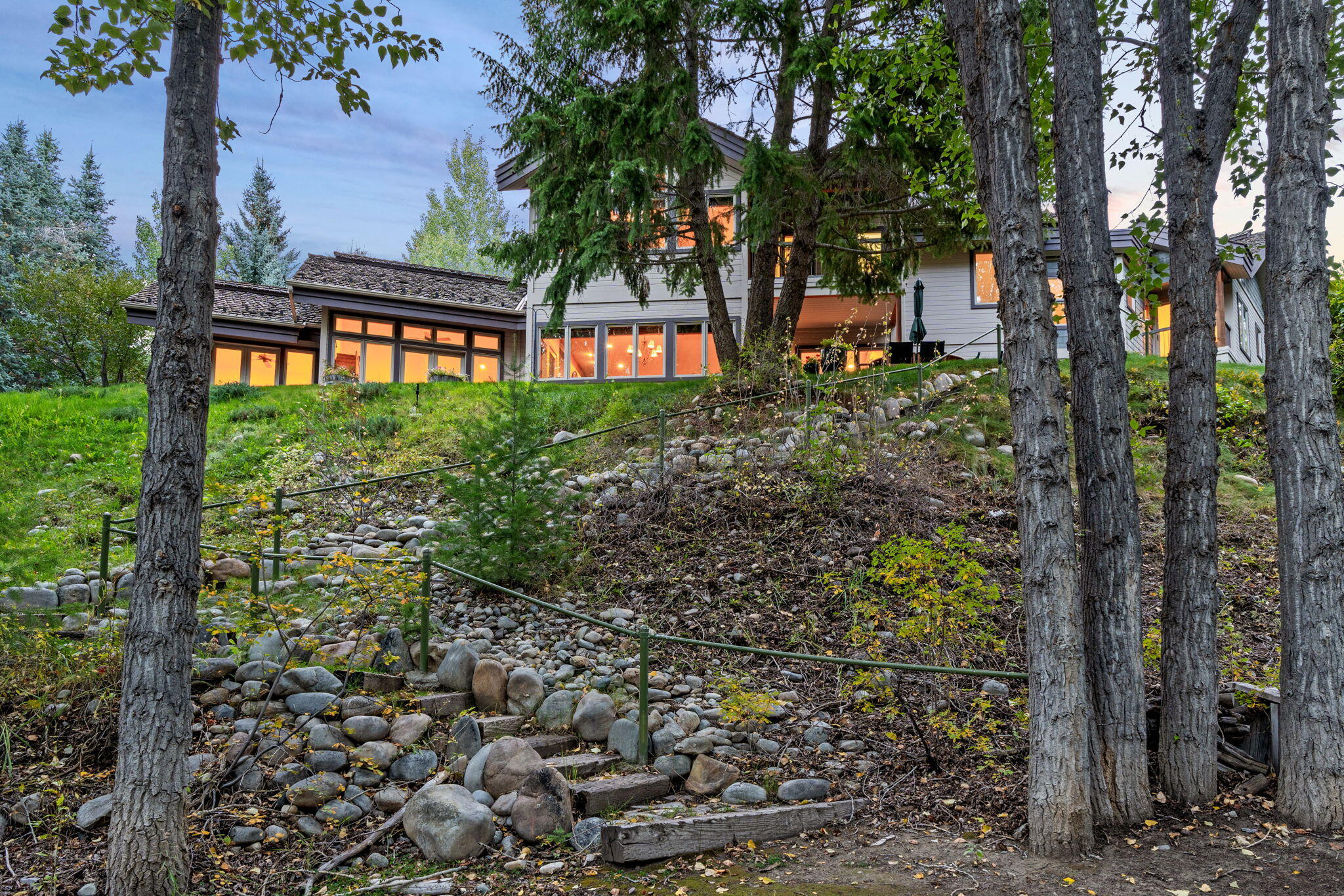 102 Timberline Road Blaine County, ID 83333 - Photo 12 of 46 Looking up at house from the beach