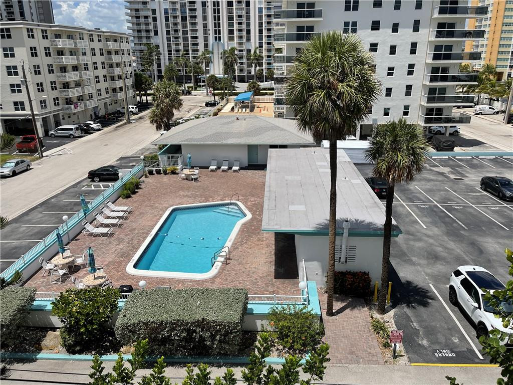 1801 South Surf Road, Unit 2F Hollywood, FL 33019 - Photo 18 of 22 an aerial view of a house with outdoor space