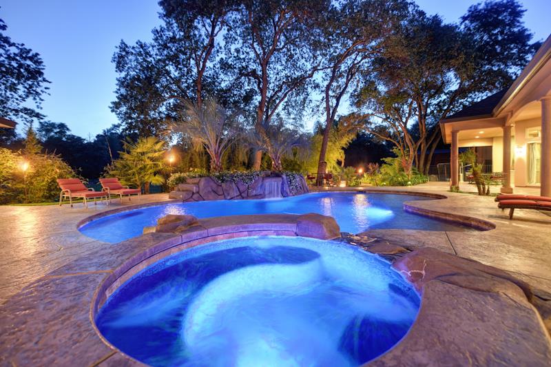 3164 Humphrey Road Loomis, CA 95650 - Photo 31 of 33 a view of a swimming pool with an outdoor space