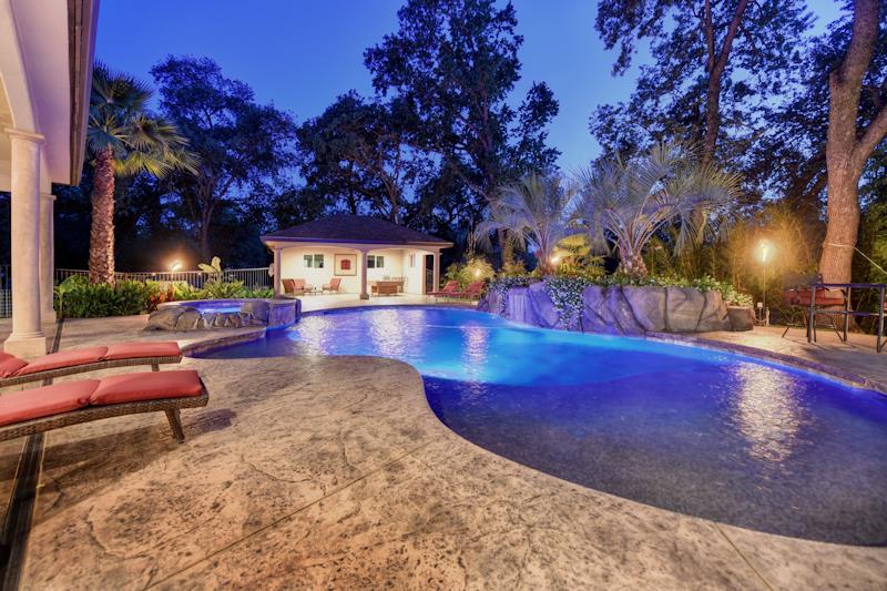 3164 Humphrey Road Loomis, CA 95650 - Photo 33 of 33 a view of a backyard with swimming pool
