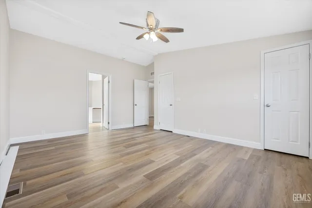 wooden floor in an empty room