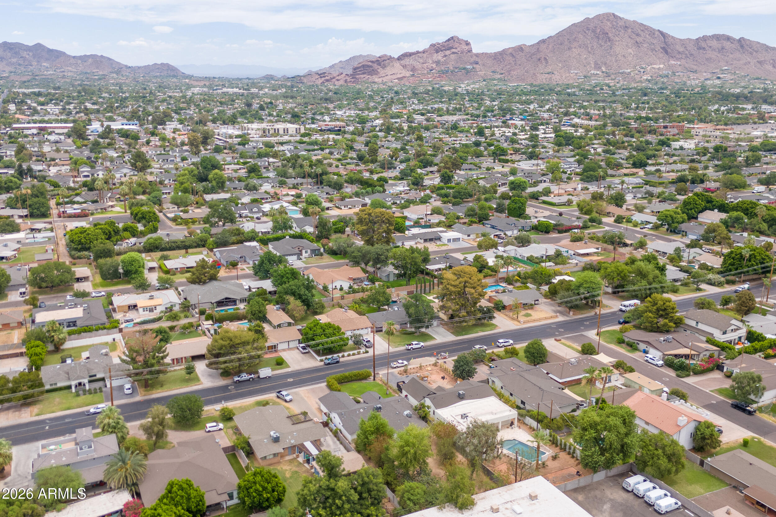 4025 East Osborn Road Phoenix, AZ 85018 - Photo 44 of 44 Aerial View to Camelback