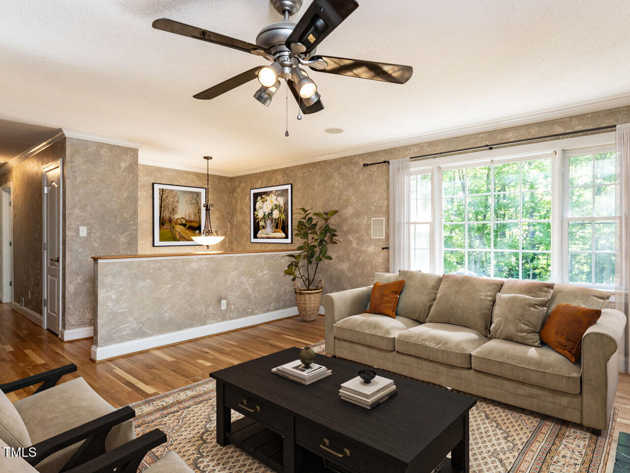 525 Turtle Creek Farm Road Apex, NC 27523 - Photo 7 of 36 a living room with furniture and a window