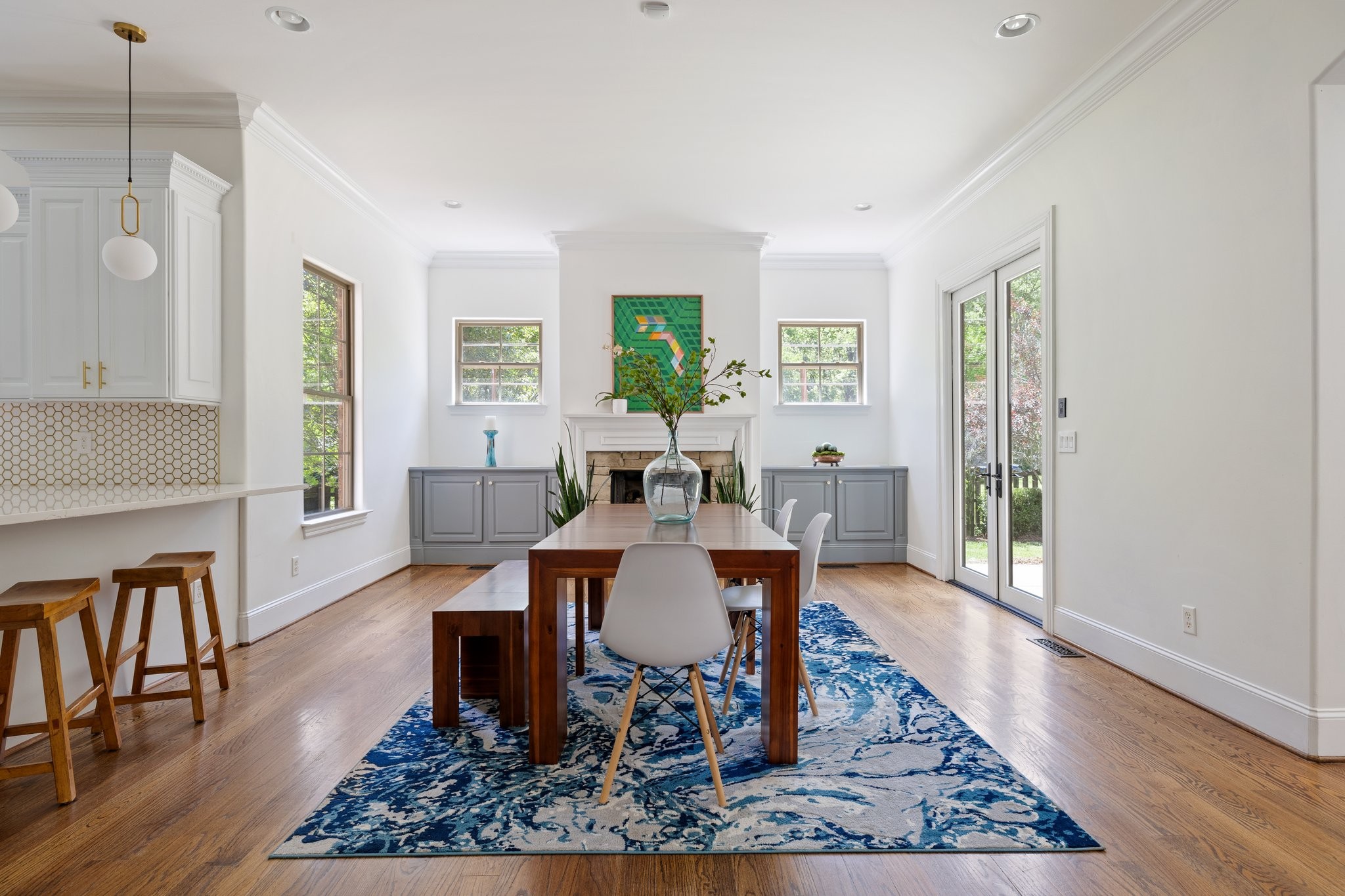 4409 Savage Pointe Drive Franklin, TN 37064 - Photo 30 of 70 a view of a dining room with furniture window and wooden floor