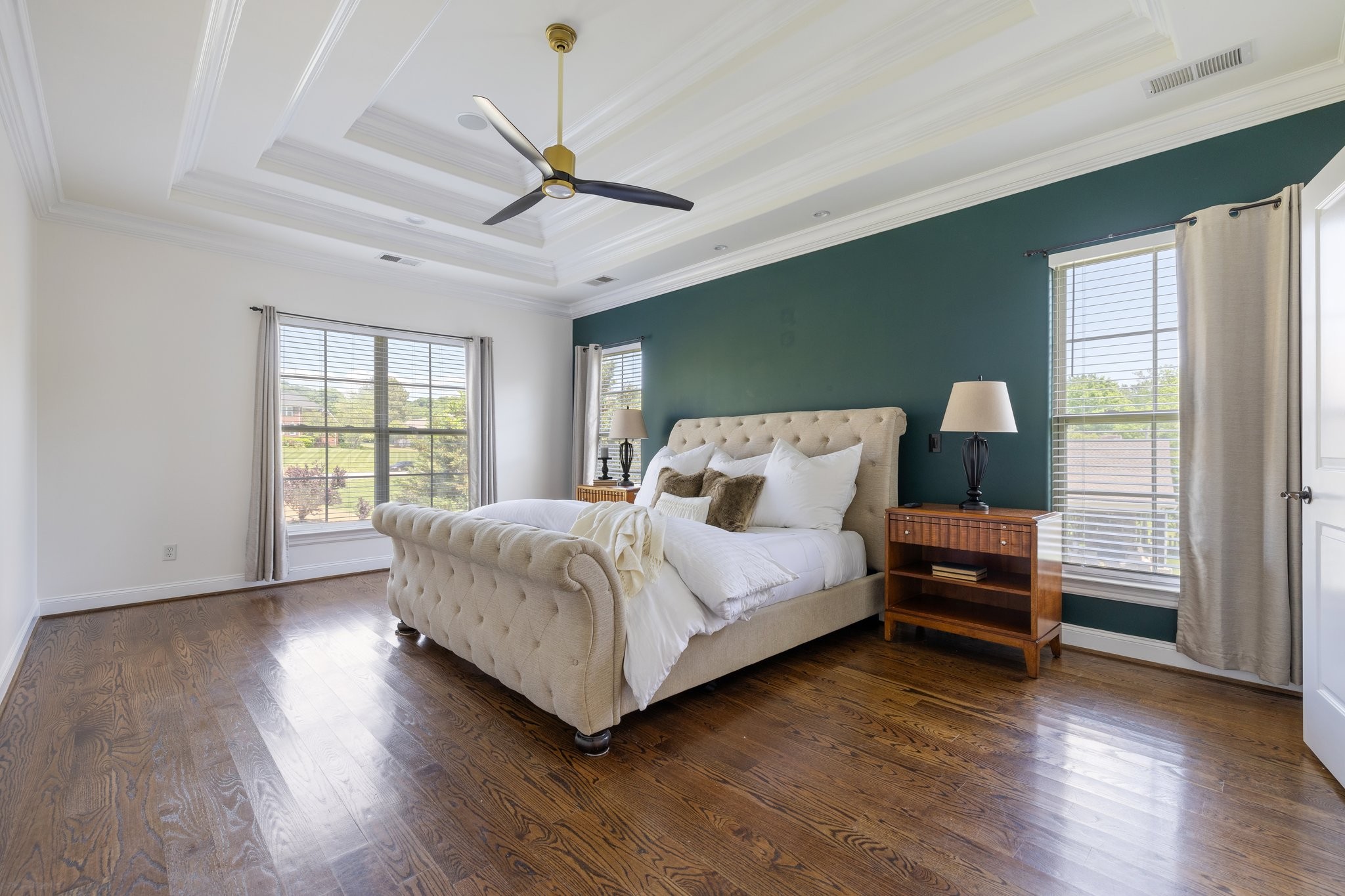 4409 Savage Pointe Drive Franklin, TN 37064 - Photo 49 of 70 a bedroom with a bed and a large window