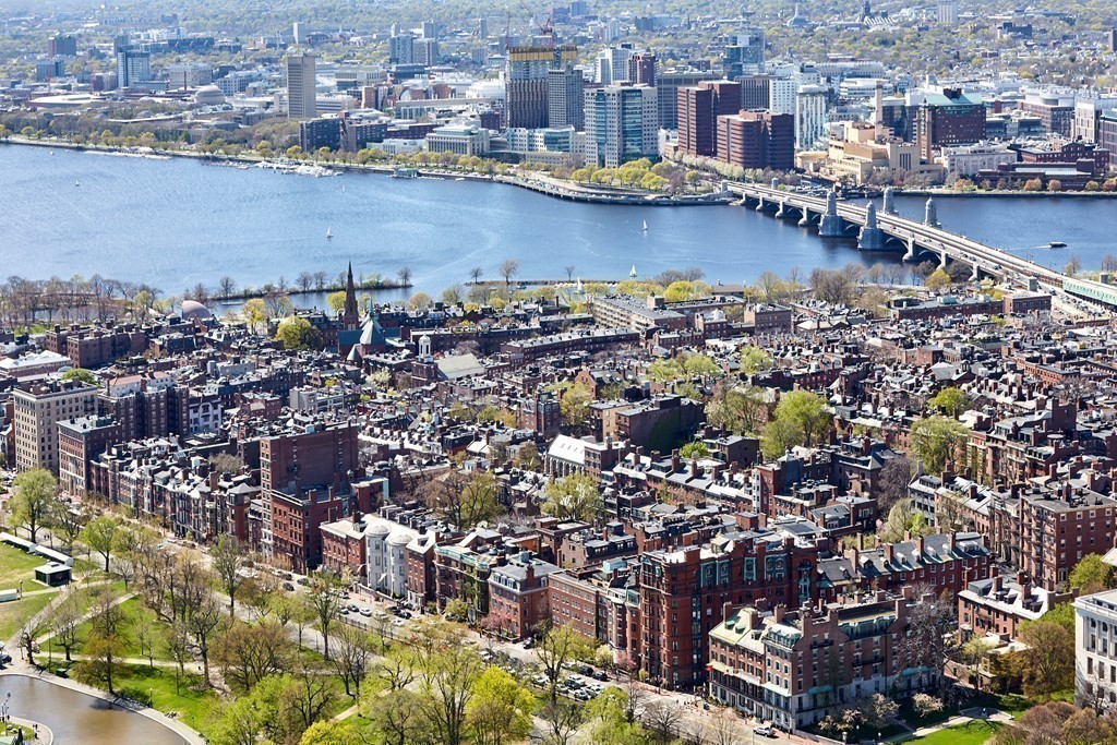 1 Franklin Street, Unit PH4E Boston, MA 02110 - Photo 22 of 30 an aerial view of a city