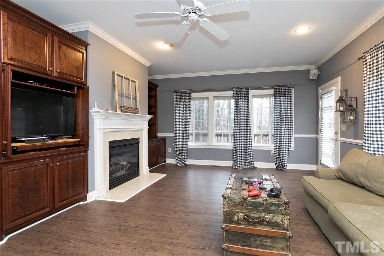 34 Gray Hawk Trail Rougemont, NC 27572 - Photo 3 of 30 a living room with furniture fireplace and flat screen tv