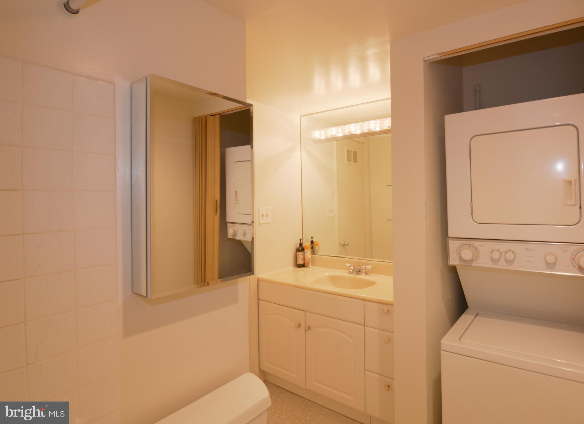 3344 Hewitt Avenue, Unit 22A Silver Spring, MD 20906 - Photo 22 of 27 Full bath with washer and dryer