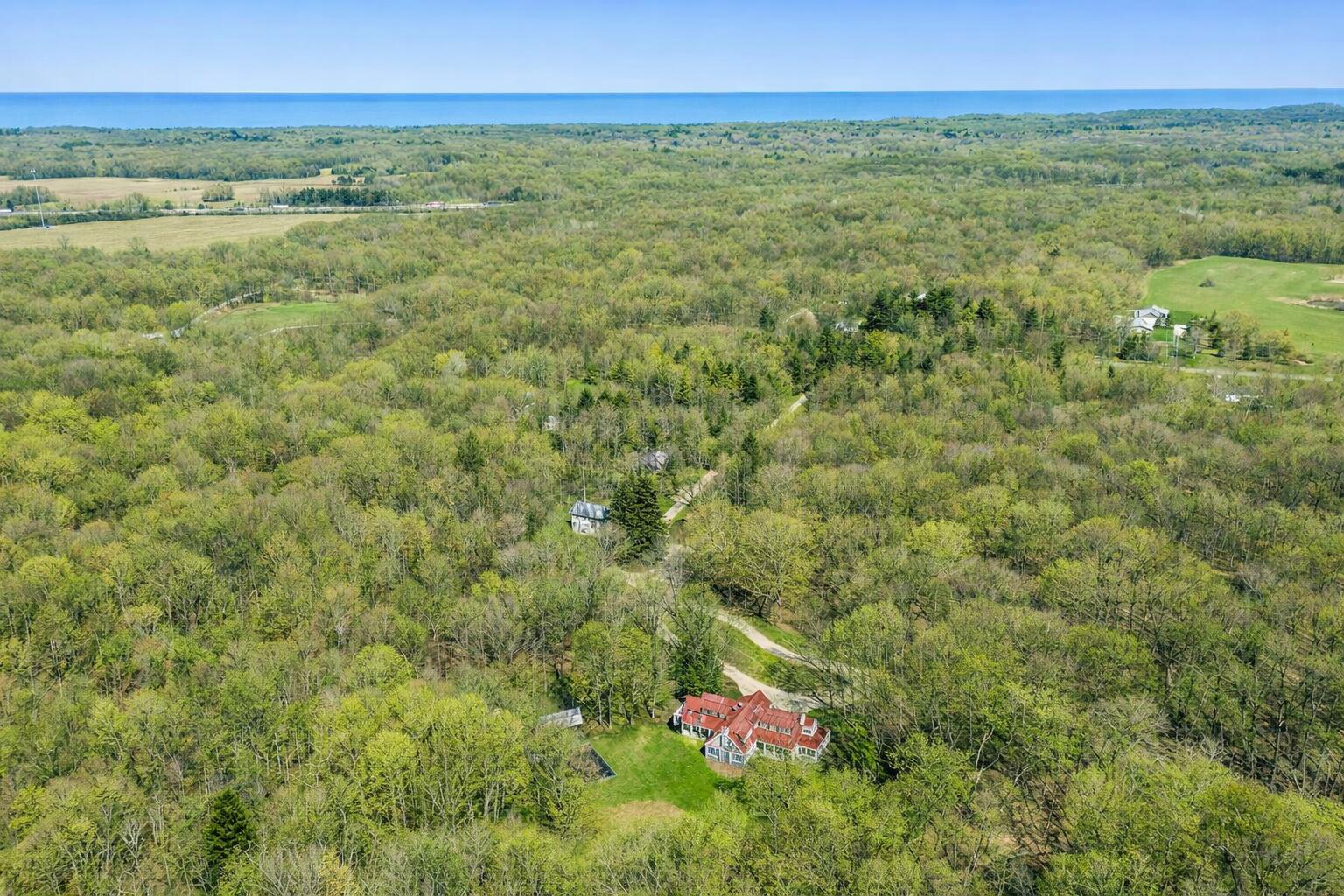 6852 West East Road Lakeside, MI 49128 - Photo 53 of 53 Aerial to the Lake