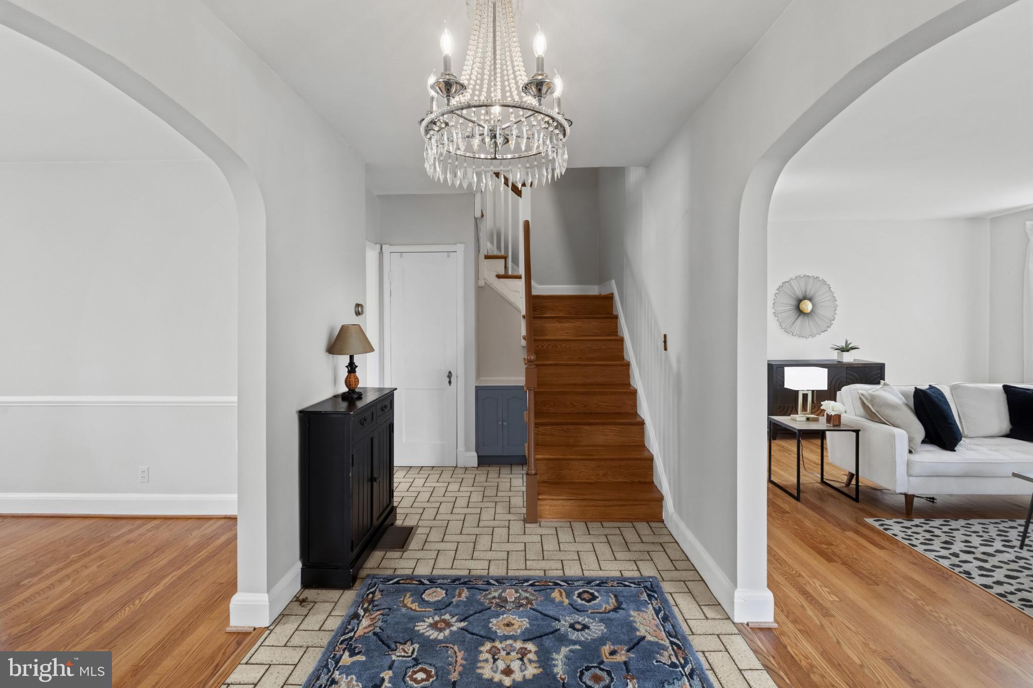 86 Dunkirk Road Baltimore, MD 21212 - Photo 3 of 52 a view of entryway with wooden floor