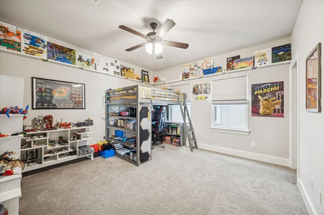 a view of a livingroom with toys
