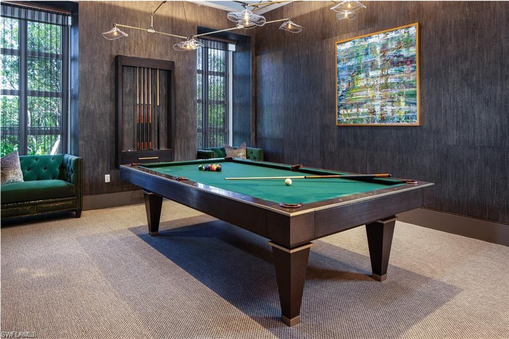 6897 Grenadier Boulevard, Unit 1701 Naples, FL 34108 - Photo 7 of 14 a room with pool table and windows